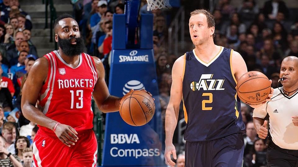 James Harden dan Joe Ingles. - INDOSPORT